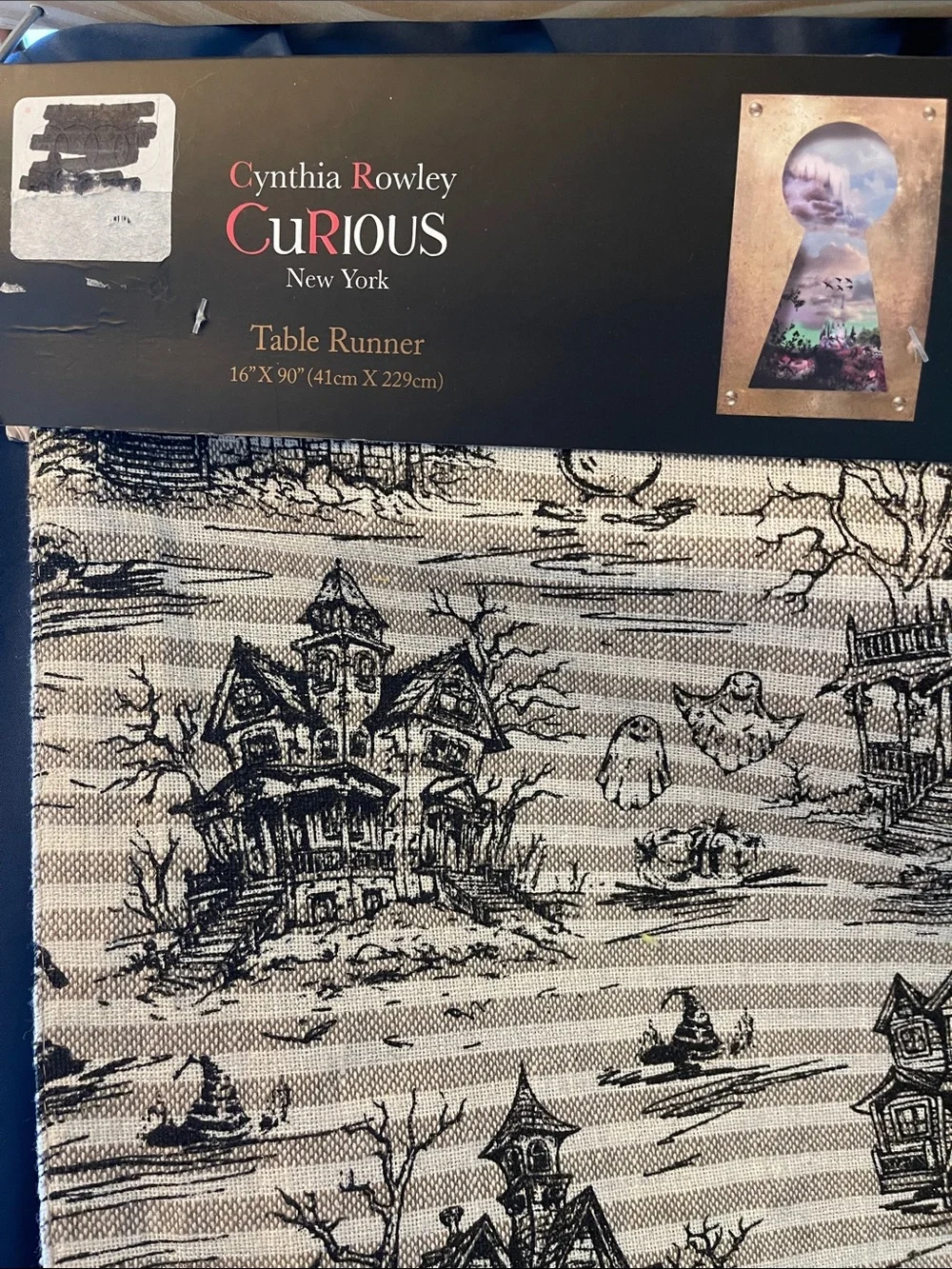 Cynthia Rowley Curious NY - Halloween Themed Table Runner